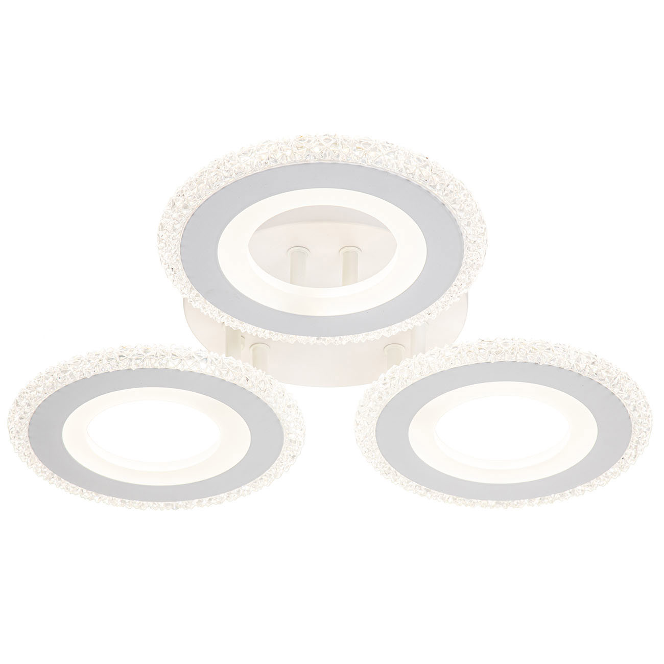 Изображение товара Люстра потолочная светодиодная Escada Diamond 10256/3LED белый 22 м²