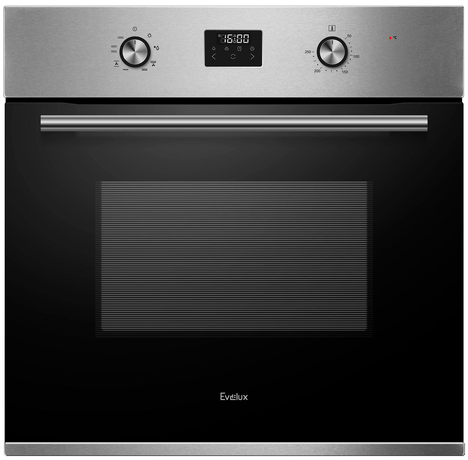 Изображение товара Духовой шкаф Evelux EO 630 PX встраиваемый электрический 70 л черный