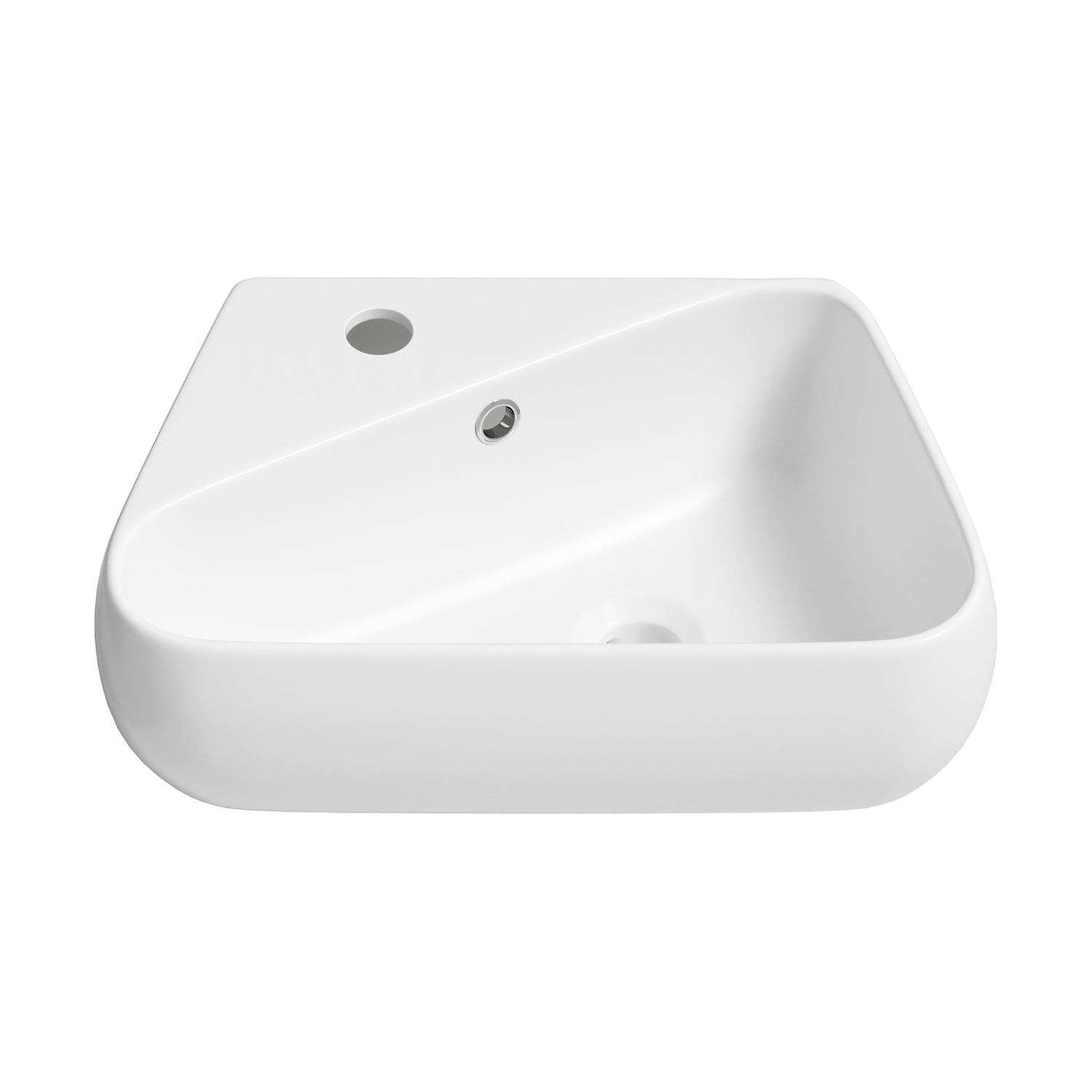 Изображение товара Раковина Lavinia Boho Bathroom Sink 44 см глянцевая керамическая белая Германия
