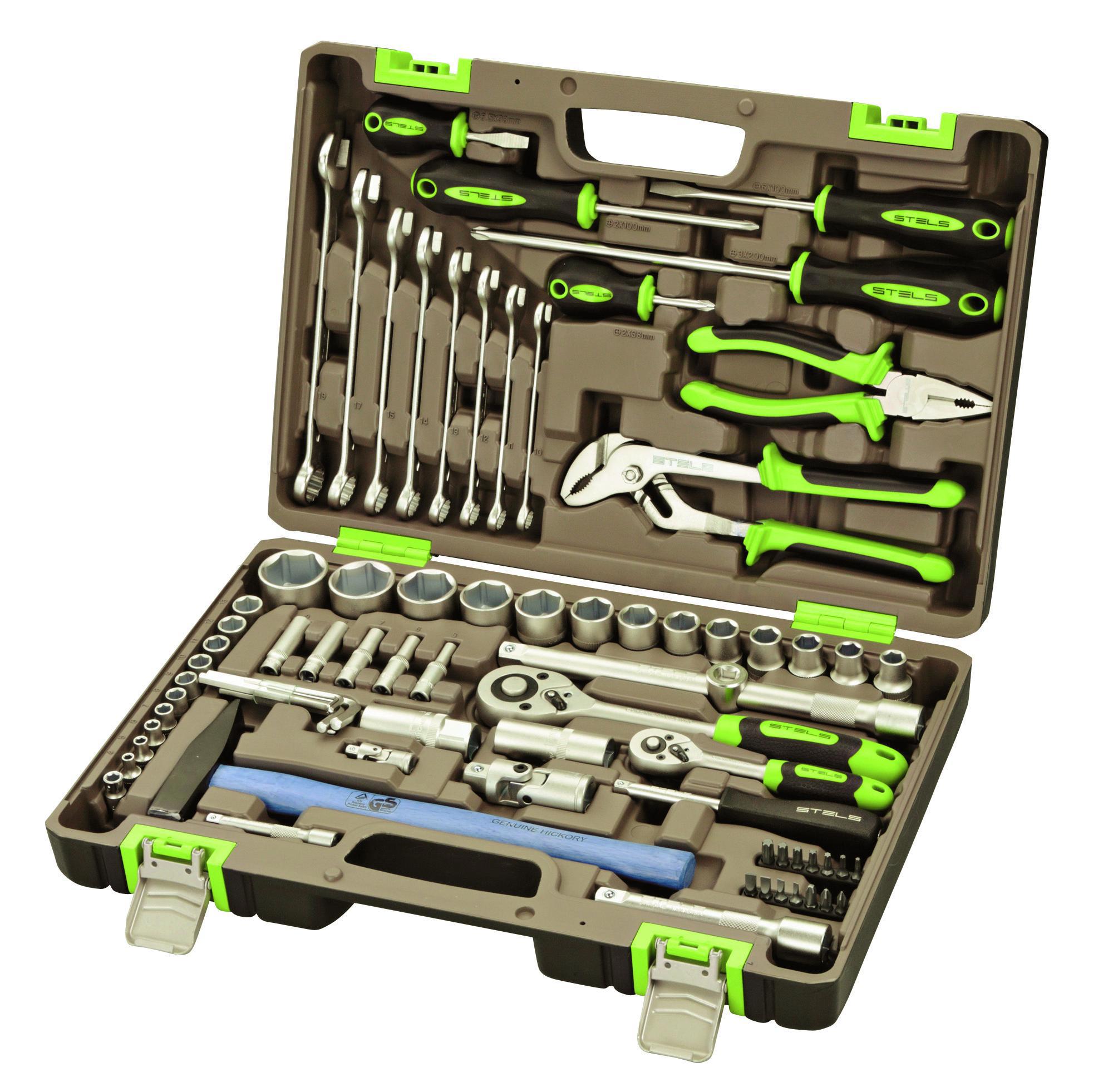 Изображение товара Набор инструментов STELS 14104, 76 предметов: 21–й век надежности и универсальности