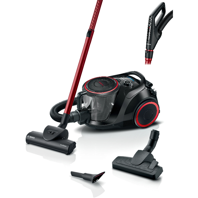 Изображение товара Пылесос с контейнером Bosch Vrbsgs41 700 Вт 2.4 л цвет красный черный Изображение товара Пылесос с контейнером Bosch Vrbsgs41 700 Вт 2.4 л цвет красный черный