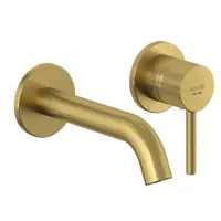 Изображение товара Смеситель для раковины KLUDI Bozz 38244N076 настенный встраиваемый, цвет золото