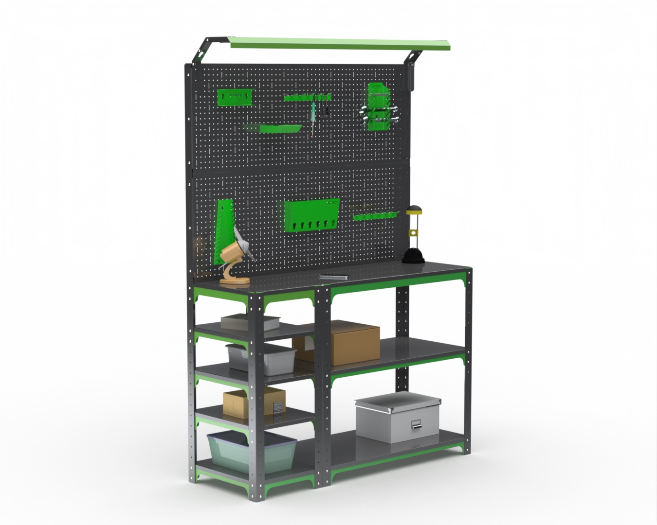 Изображение товара Стол-верстак Metalex Kit 204321 950x1500x500 мм, максимальная нагрузка до 260 кг