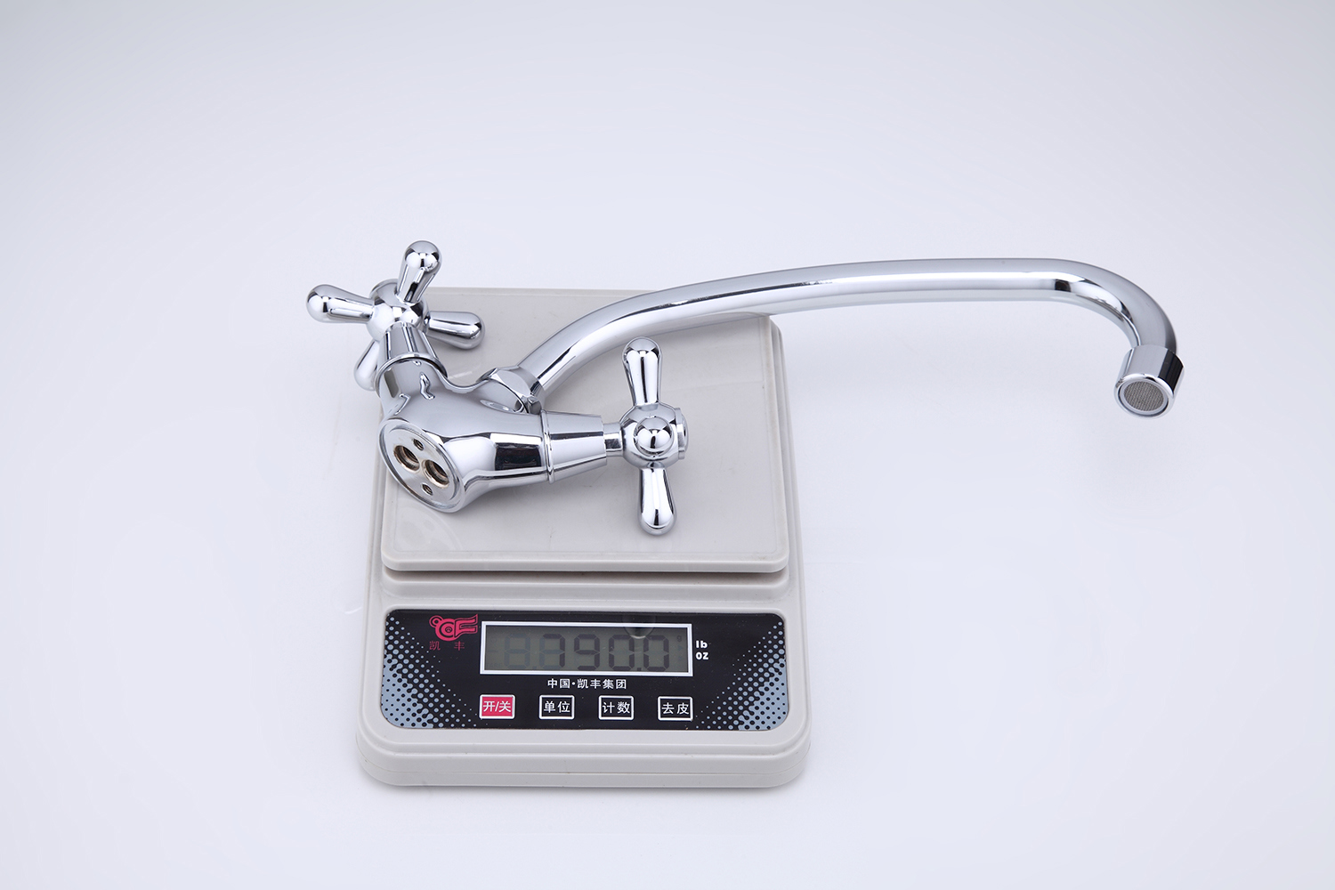 Изображение товара Двухвентильный смеситель для кухни FRAP F4125 из нержавеющей стали