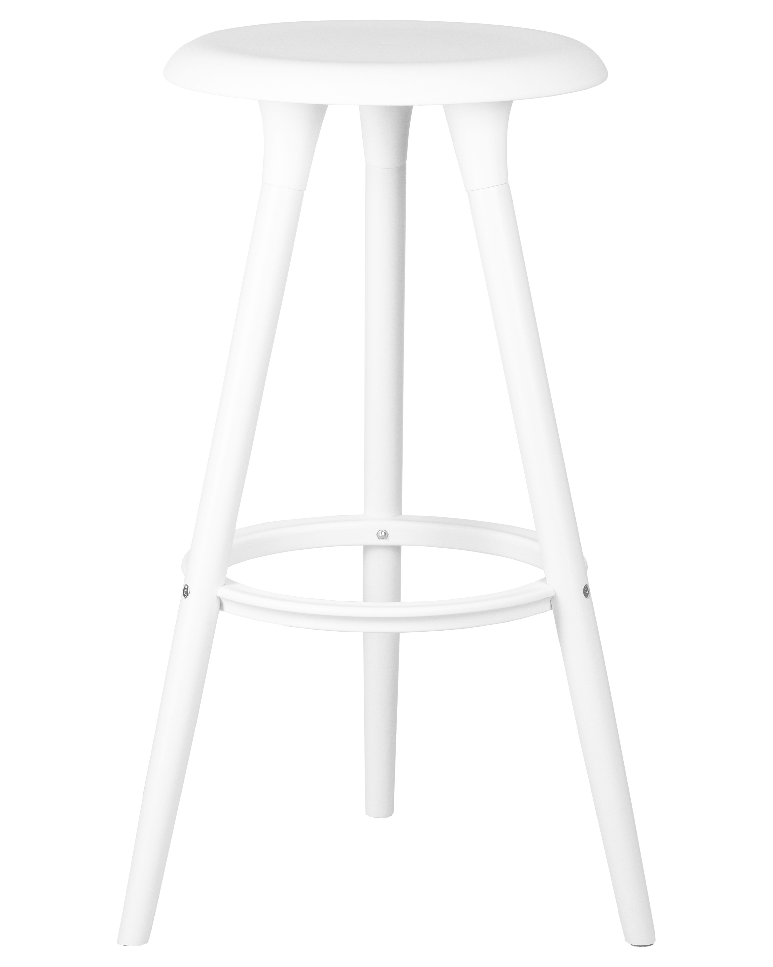 Изображение товара Комплект барных стульев 4 шт Dobrin Royce white lmzl-pp652_whitebase 47x77x47 см цвет белый