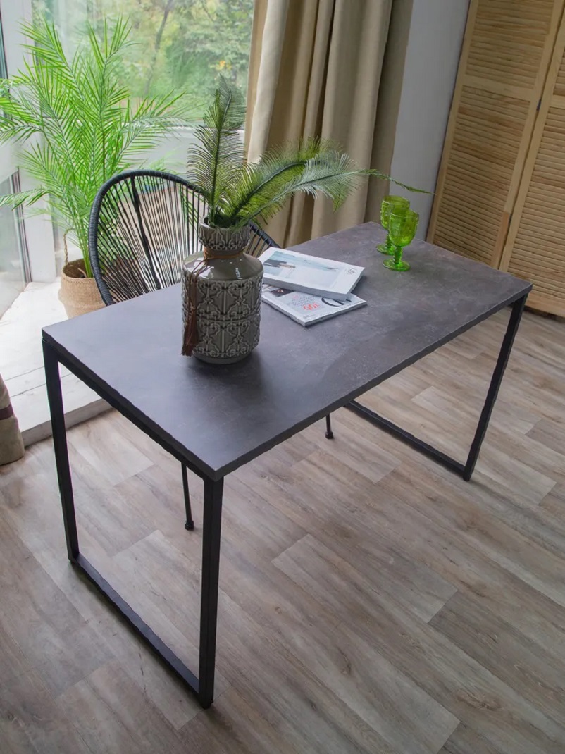 Изображение товара Стол прямоугольный Diko loft DL-867313 120x70 см лдсп цвет антрацит