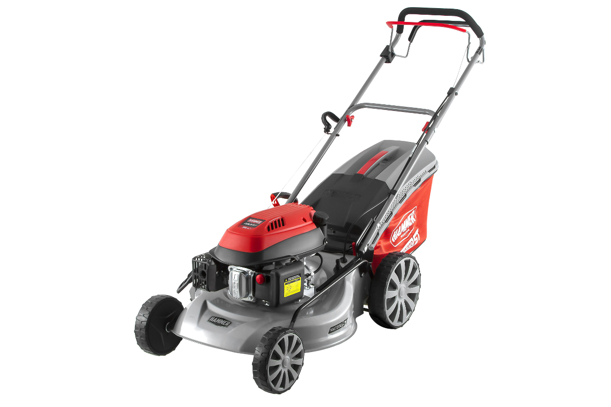 Изображение товара Газонокосилка бензиновая HAMMER KMT200ST 6.5 л.с. 53 см самоходная мульчирование
