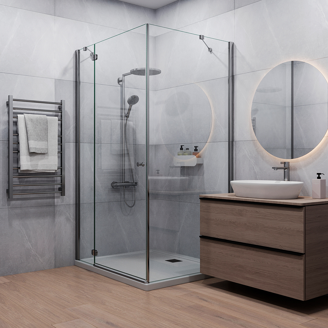 Изображение товара Керамогранит КЕРАМОПРО Devin Light Gray 60x120 см - морозостойкий глянцевый плитка