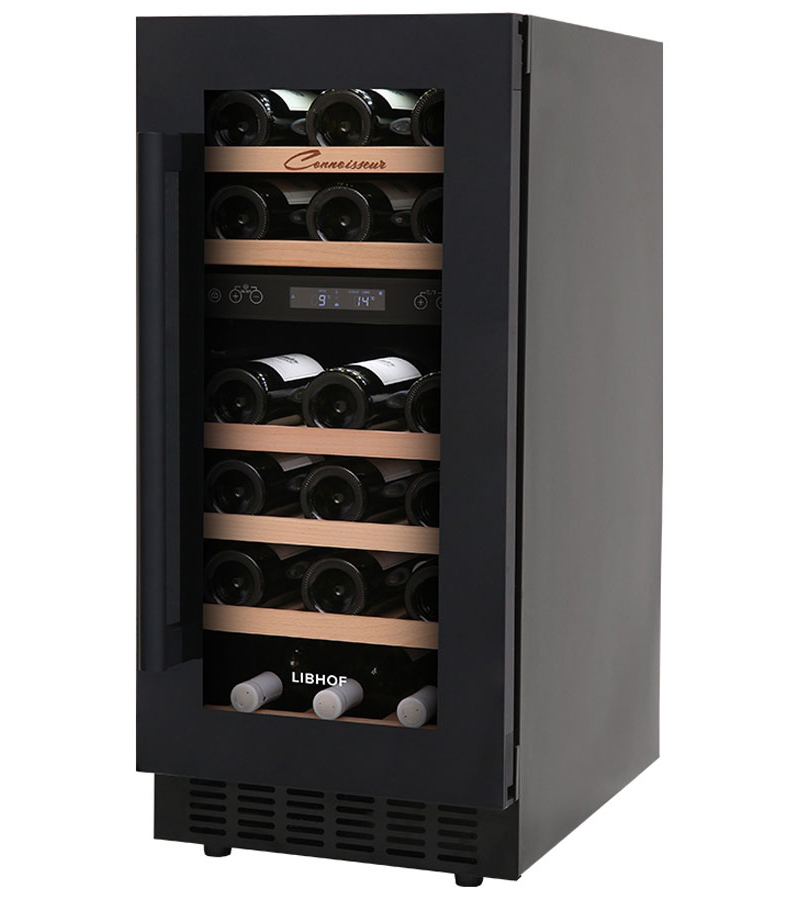 Изображение товара Встраиваемый винный шкаф LIBHOF CXD-28 28 бутылок компрессорный черный