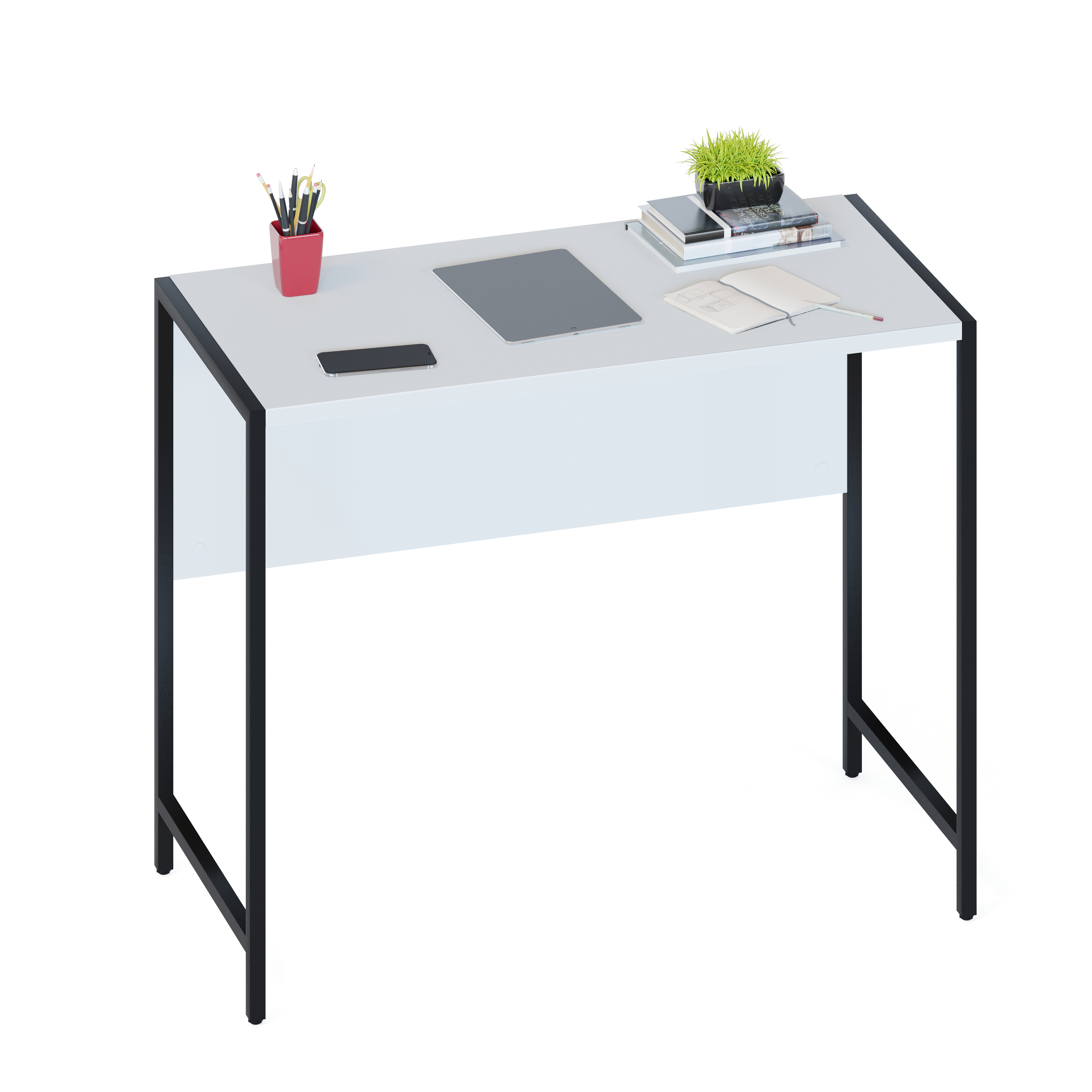 Изображение товара Письменный стол СОКОЛ-Т СПм-400.9 Белый 94x75.5x44.9 см ЛДСП стиль лофт