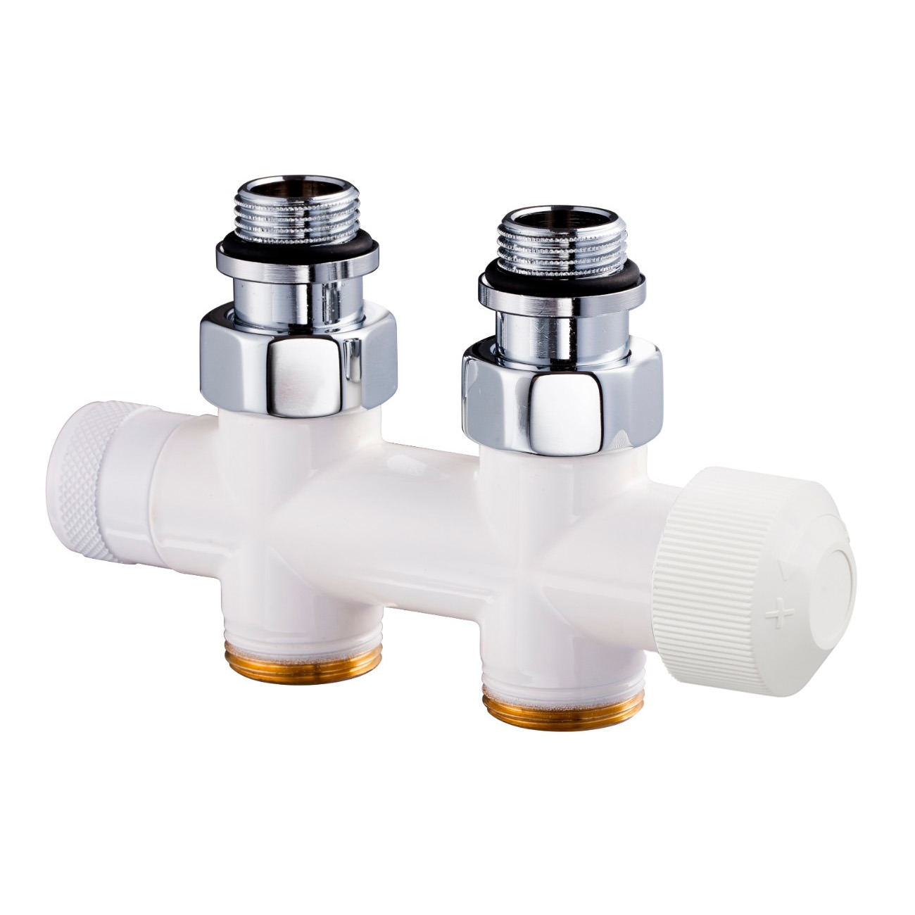 Изображение товара Узел нижнего подключения термостатический Н-образный Sr Rubinetterie Tondera 1/2x3/4 белый