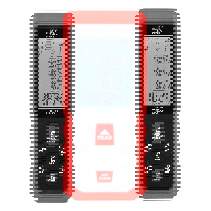 Изображение товара Лазерный дальномер RGK DL70 до 70 метров с угломером и памятью