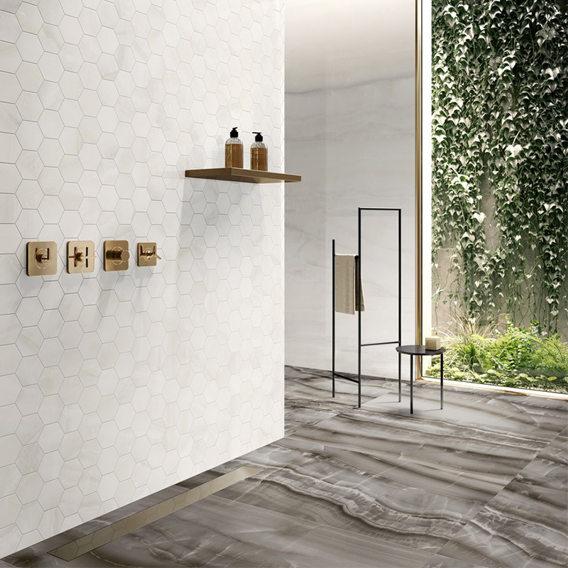 Изображение товара Керамогранит Sant Agostino Akoya 60x120 см черно-серый, глянцевый, морозостойкий
