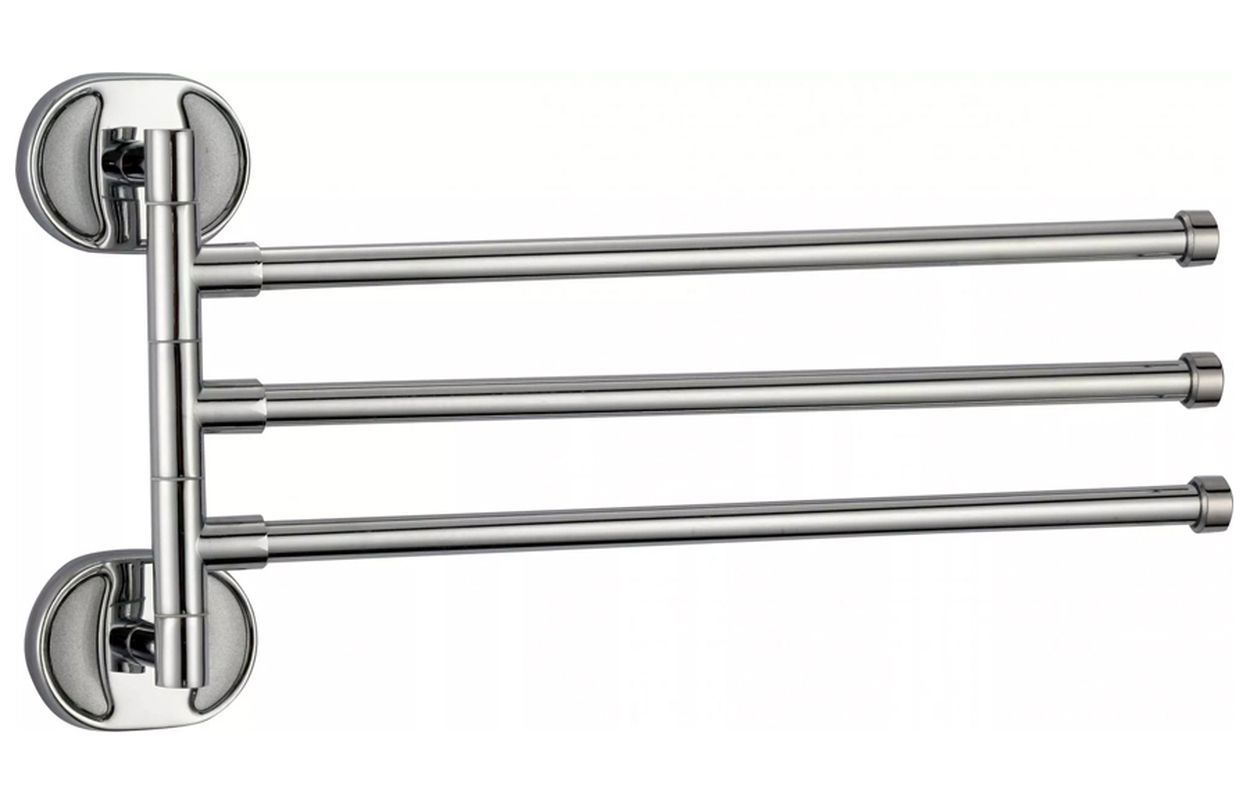 Изображение товара Полотенцедержатель поворотный Potato Genus тройной, хром
