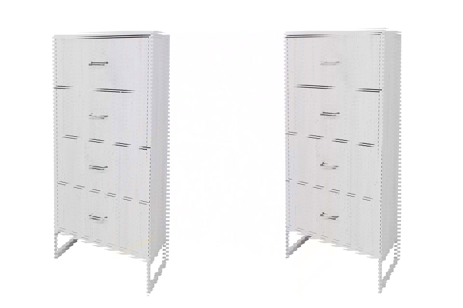 Изображение товара Комод Ивару Виртон 4 ящика белый современный стиль компактная мебель