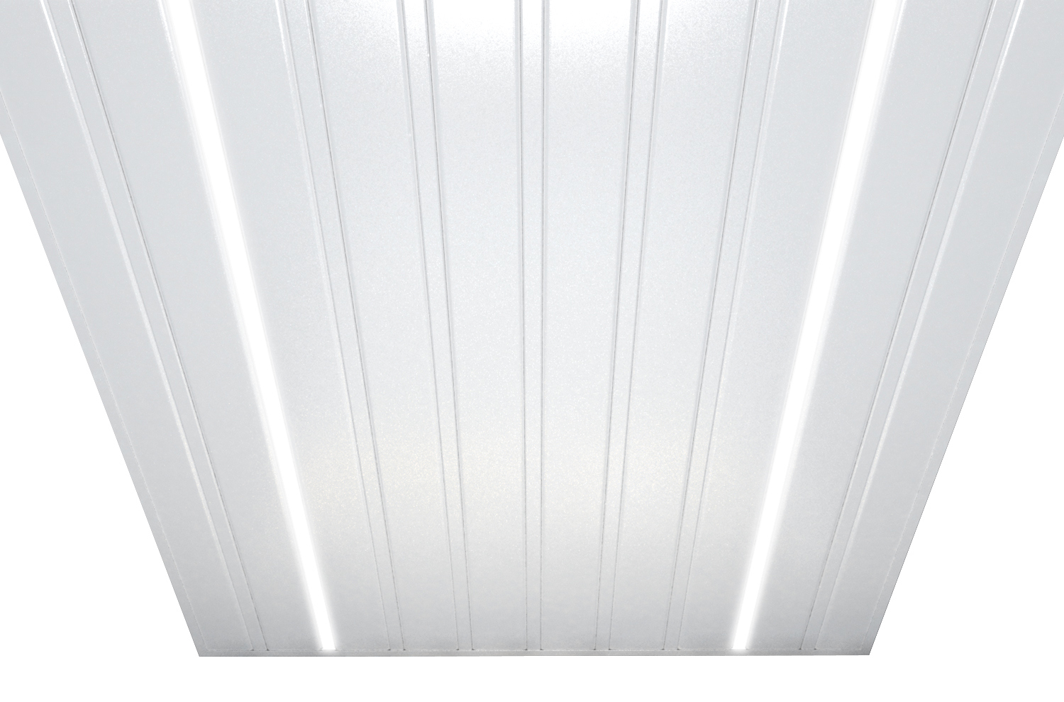 Изображение товара Реечный потолок MR.TEKTUM Classic 84R с LED подсветкой 1,5x1 м белый матовый