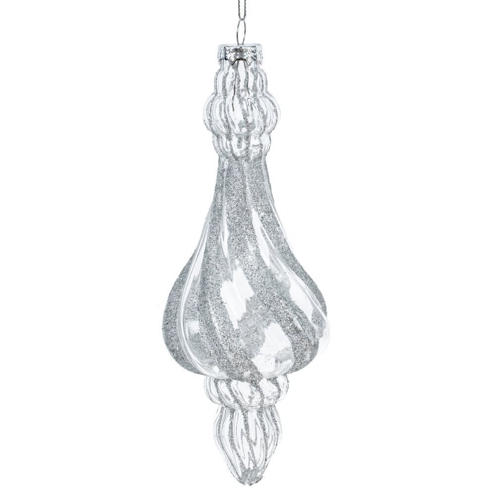 Изображение товара Елочная игрушка 812305 19 см x 7 см белый