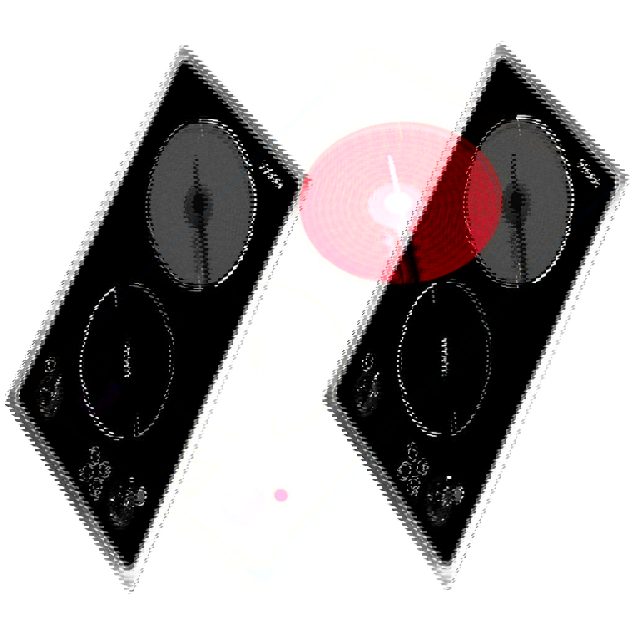 Изображение товара Электрическая варочная панель Hansa BHCI 35133030 2 конфорки стеклокерамика