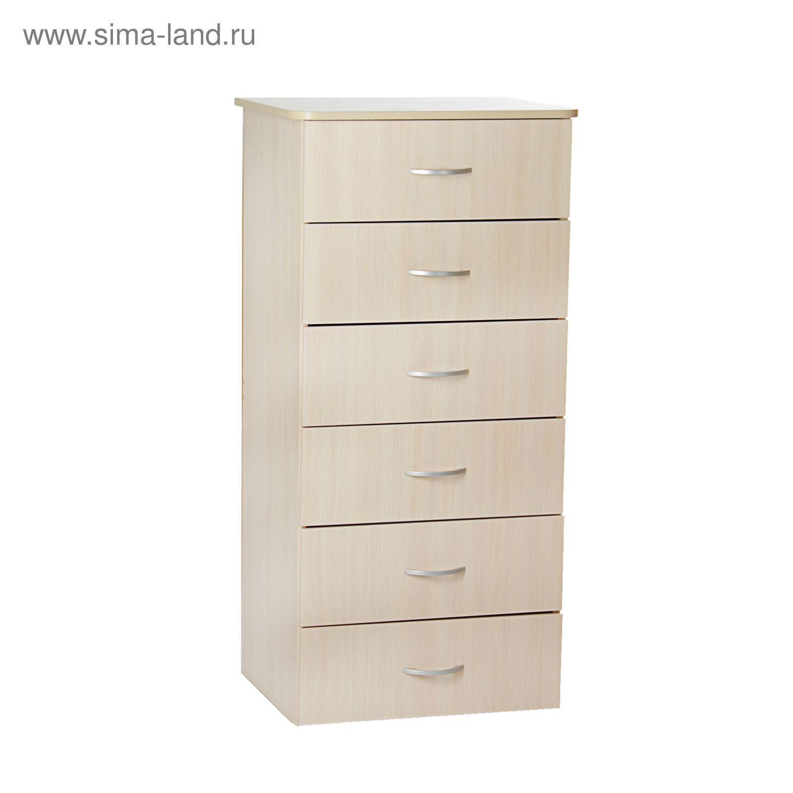 Изображение товара Комод Клик мебель 2553766 3 ящика 60x45x125 см ЛДСП цвет kraft