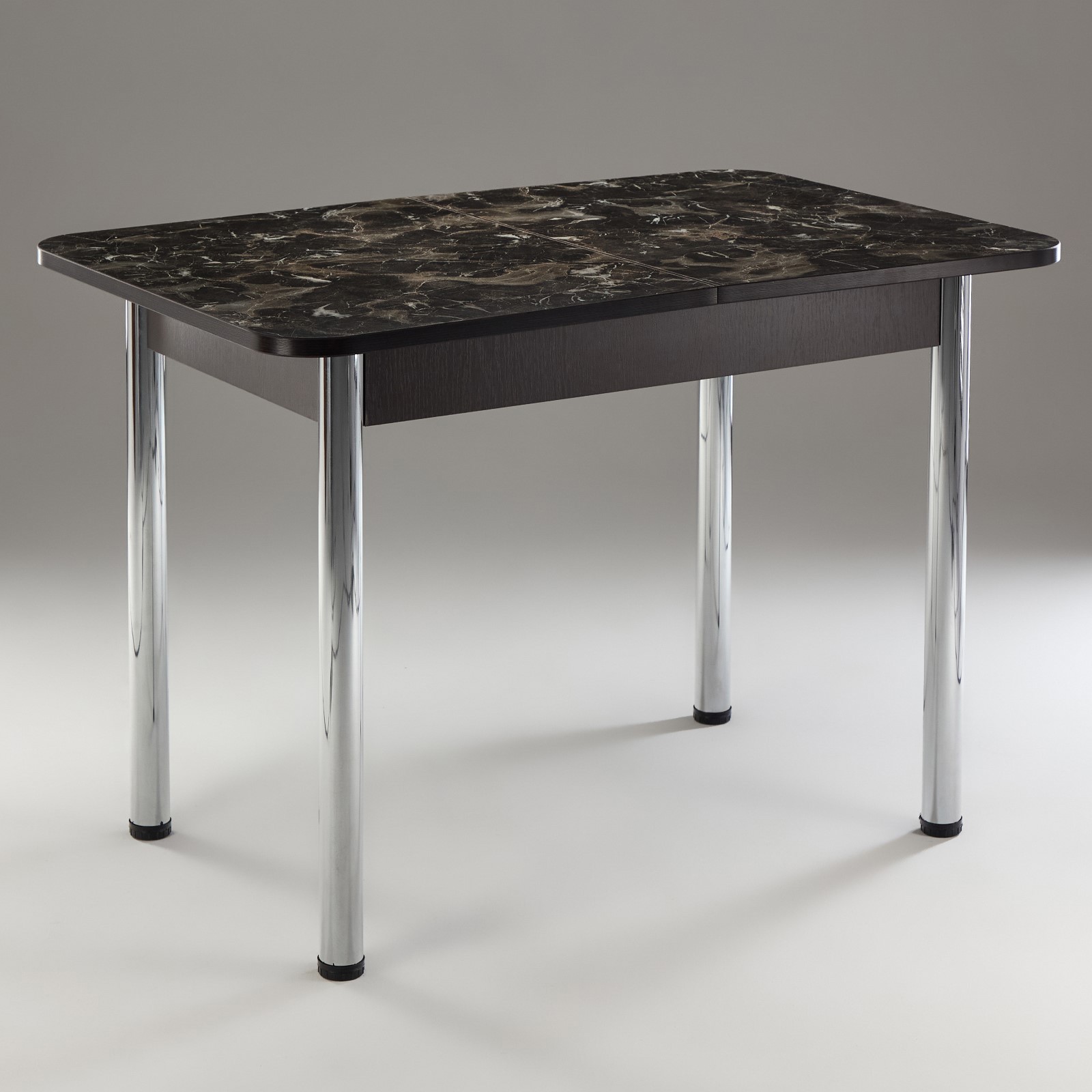 Изображение товара Практичный кухонный раздвижной стол Клик Мебель 9538931 черный 150 см