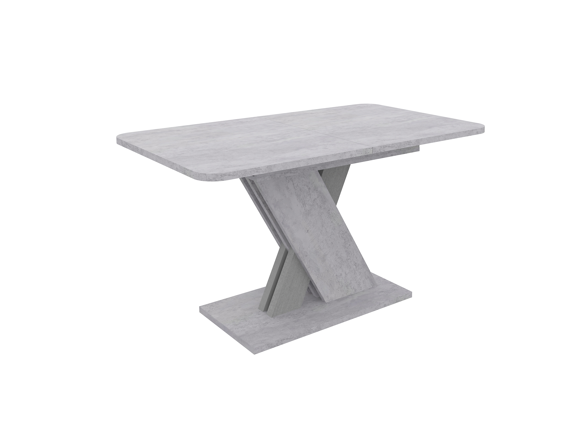 Изображение товара Стол прямоугольный Sakura Stol_florencia_cement_titan 136x136 см лдсп цвет серый