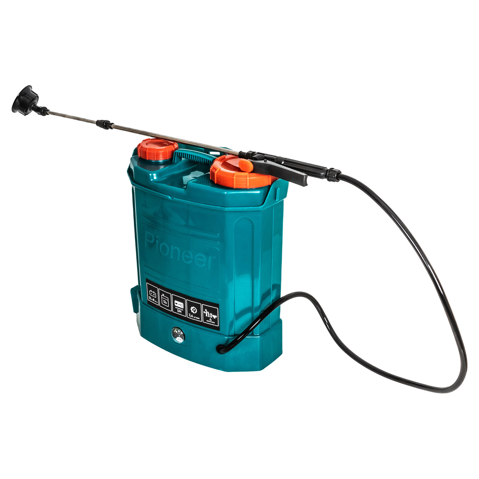 Изображение товара Опрыскиватель аккумуляторный ранцевый Pioneer BWS-12L-01 12 л 20 В АКБ и ЗУ в комплекте
