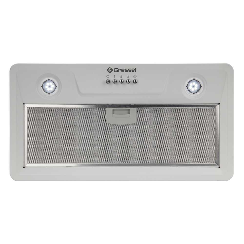 Изображение товара Встраиваемая вытяжка Gressel GR52W 52.5 см белая для кухни