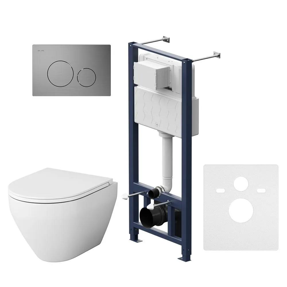 Изображение товара Комплект инсталляция с унитазом Am.pm IS49031.701700_7214 цвет белый