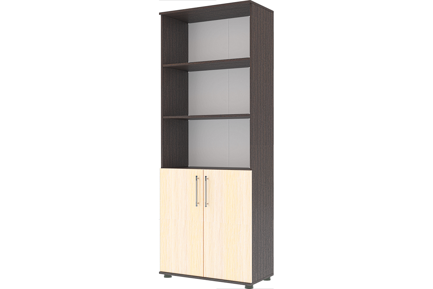 Изображение товара Шкаф распашной Пирамида А-19 венге/мол.дуб 77x200x38 см