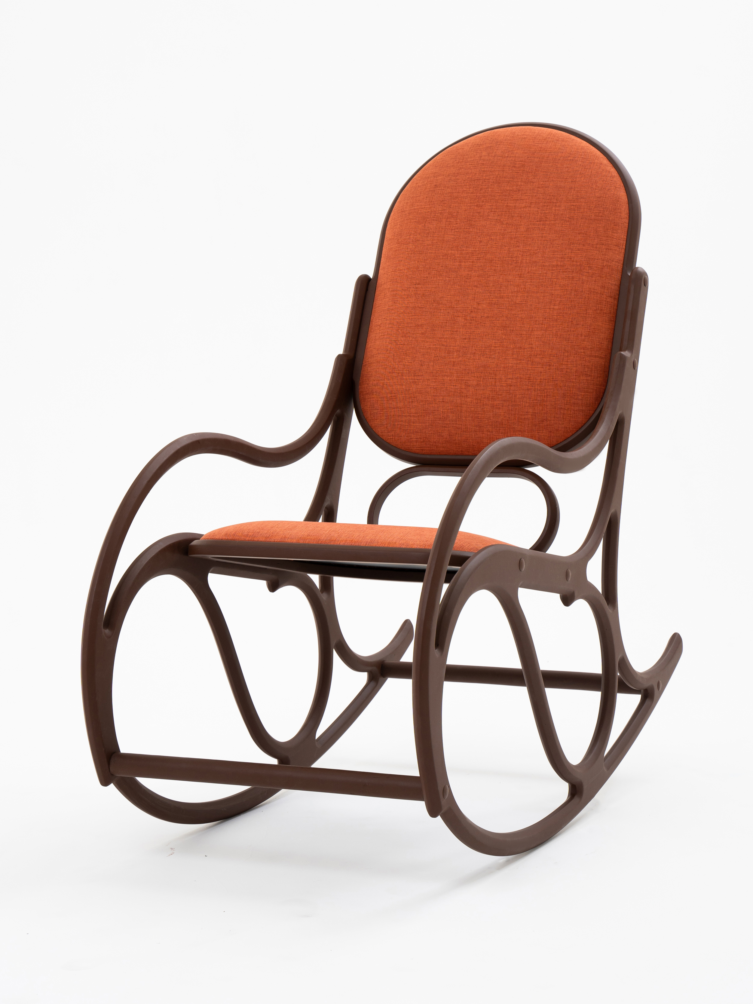 Изображение товара Кресло-качалка Shirocca Альмофада 55x98x107 см рогожка цвет рубио браун