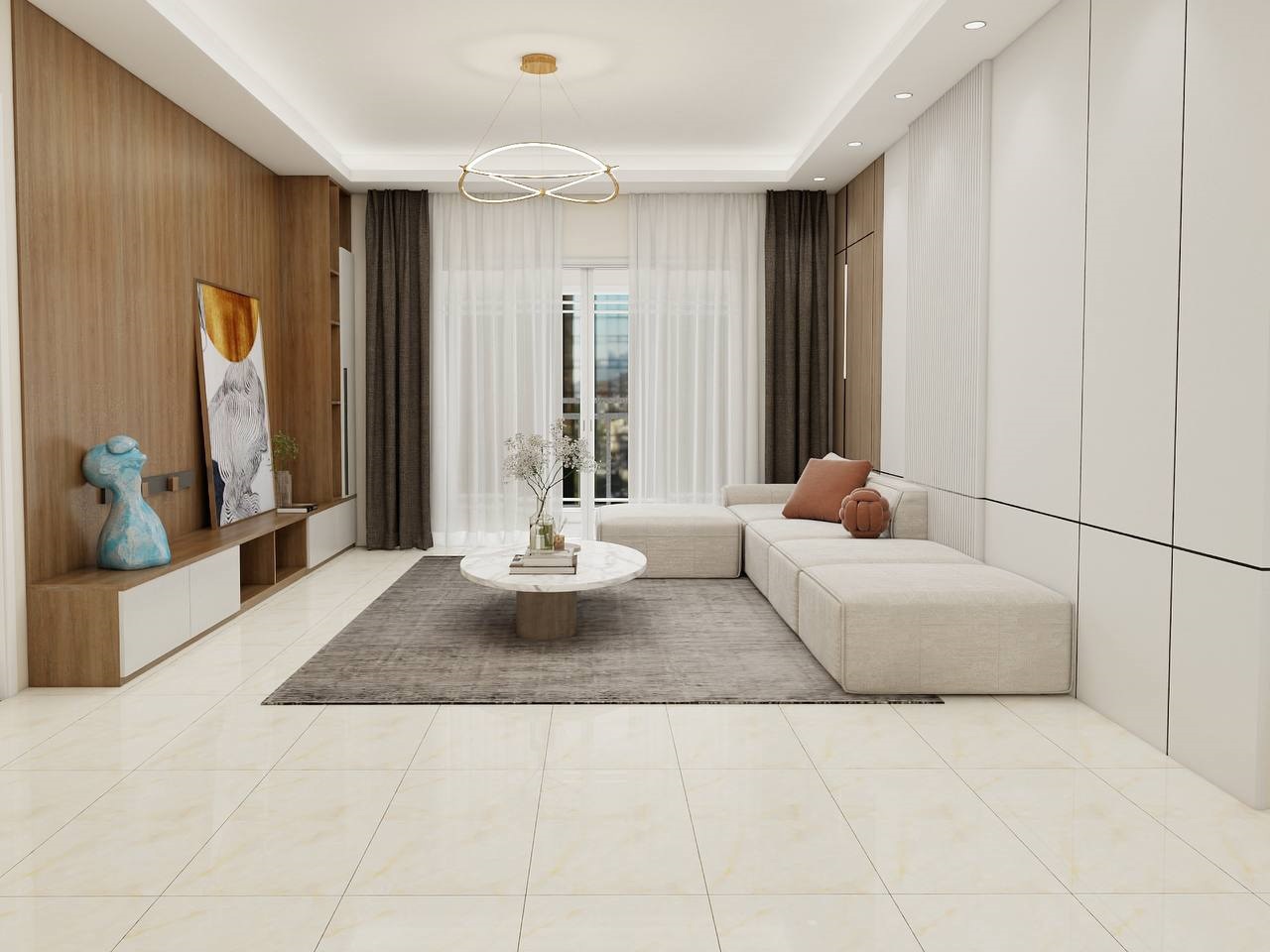 Изображение товара Керамогранит Basconi home Onyx BHW-0030 60x120 см 2.16 м² цвет бежевый