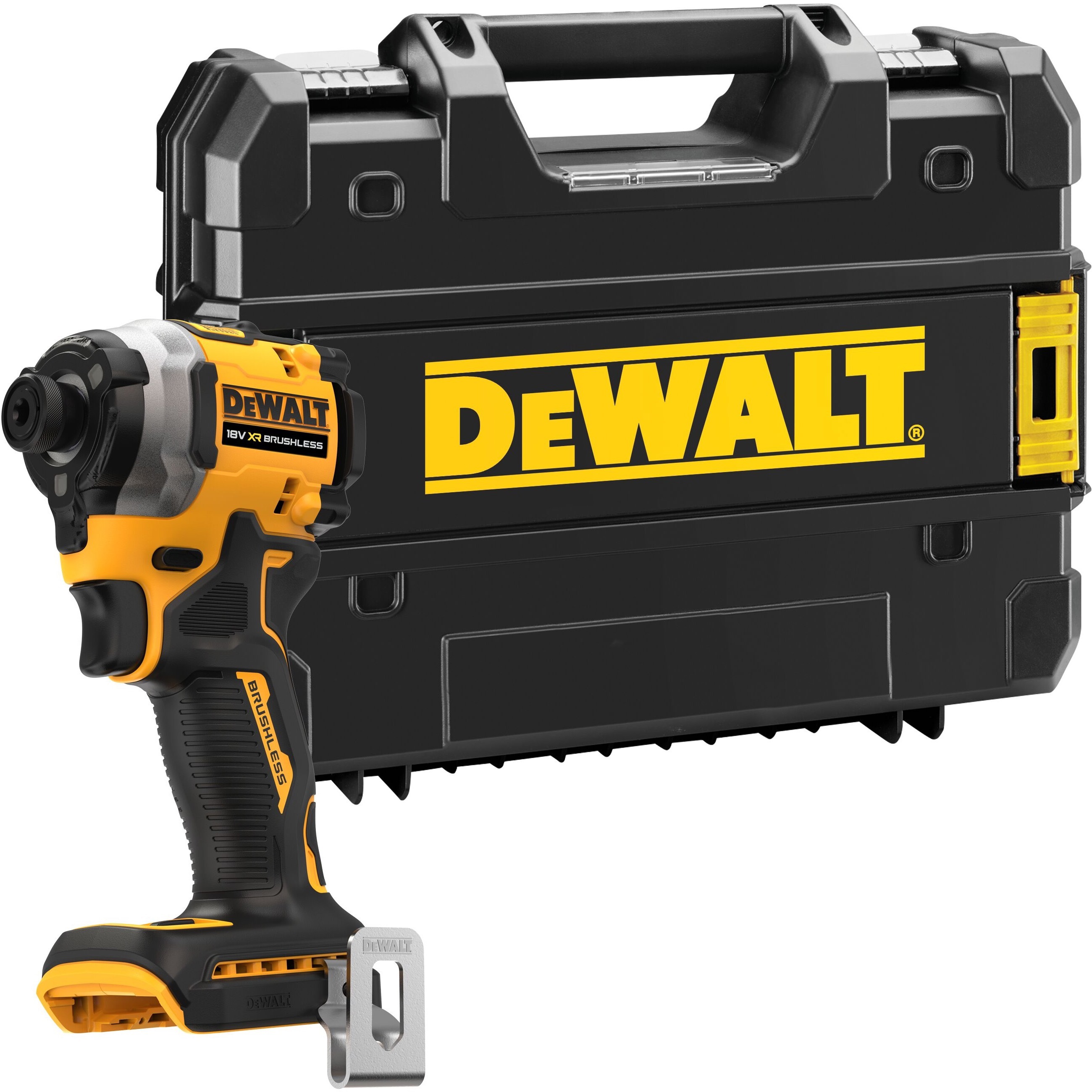Изображение товара Аккумуляторный шуруповерт Dewalt DCF850NT-XJ с ударной функцией и бесщёточным двигателем Изображение товара Аккумуляторный шуруповерт Dewalt DCF850NT-XJ с ударной функцией и бесщёточным двигателем