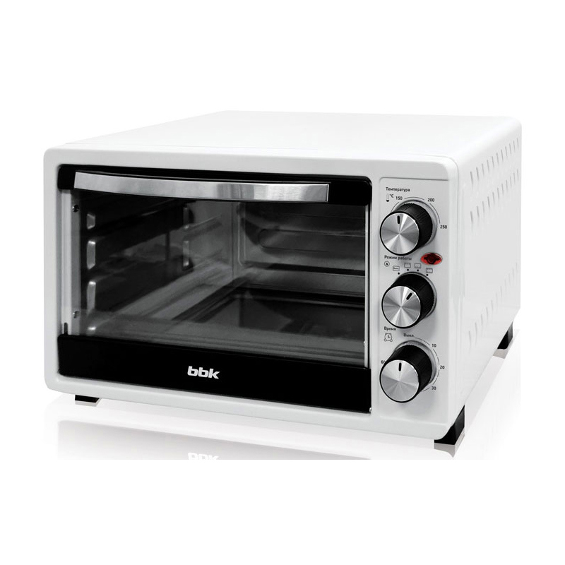 Изображение товара Электропечь 1500 Вт Bbk 384338 45.8x28.7x33.8 см цвет белый