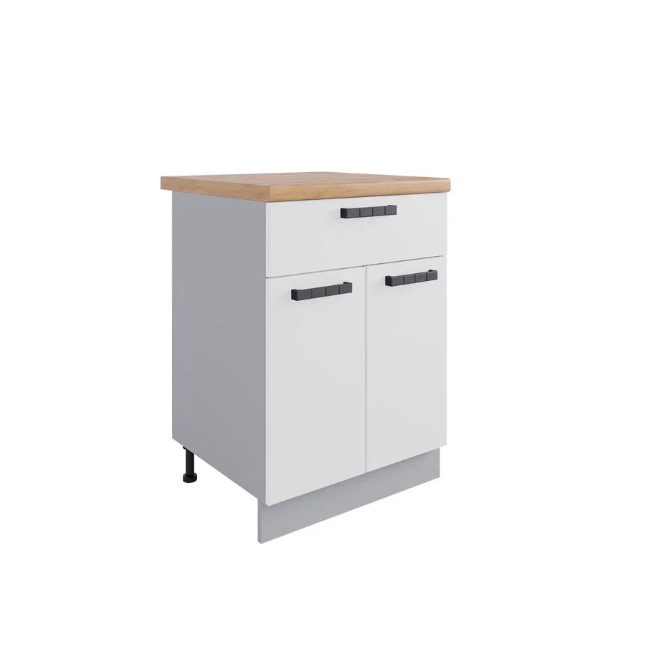 Изображение товара Кухонный шкаф напольный Nova 60x81.6x60 см из ЛДСП с фасадами МДФ