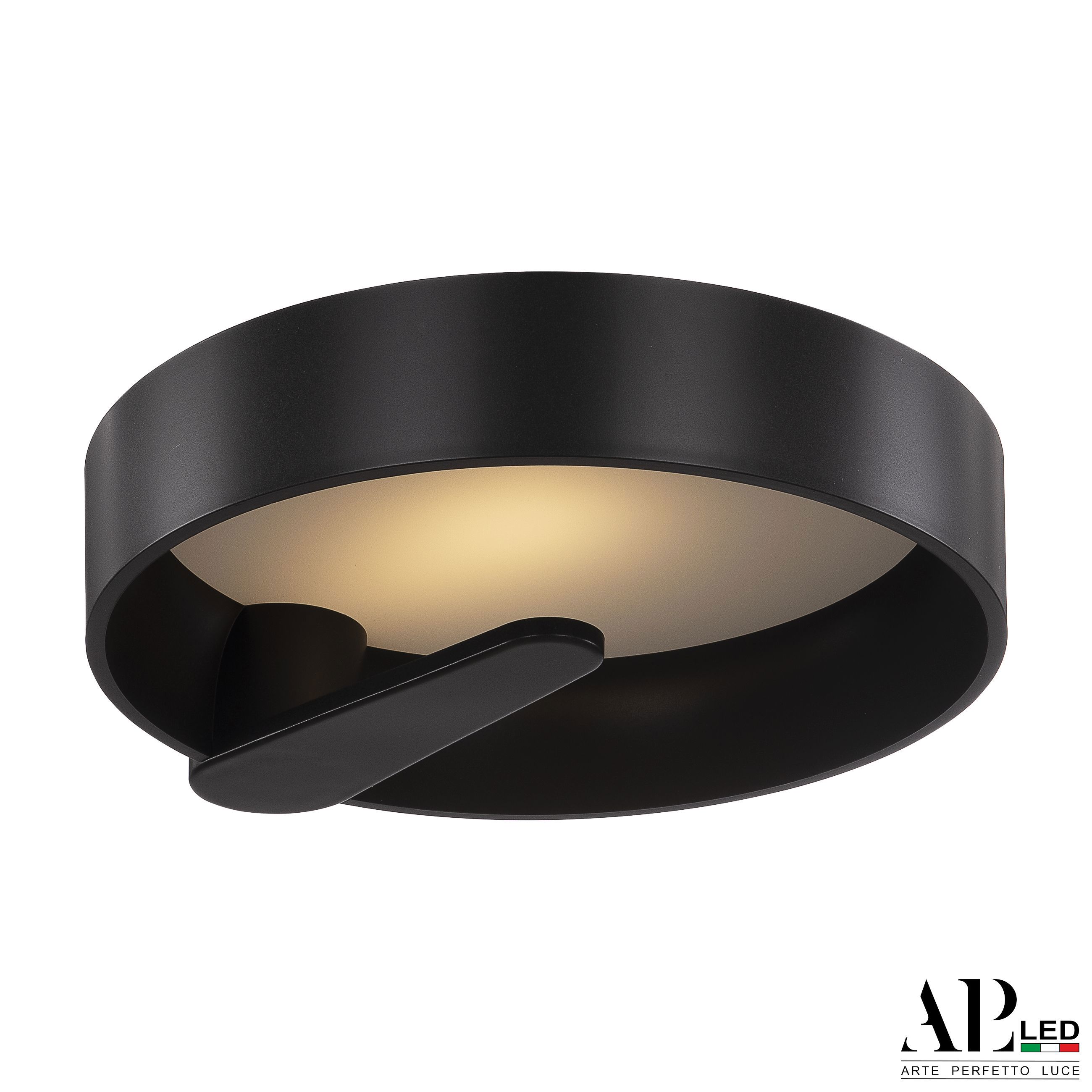 Изображение товара Светильник настенно-потолочный светодиодный Arte Perfetto Luce Napoli 3304.jp182-2.400.black.3k нейтральный белый свет цвет черный