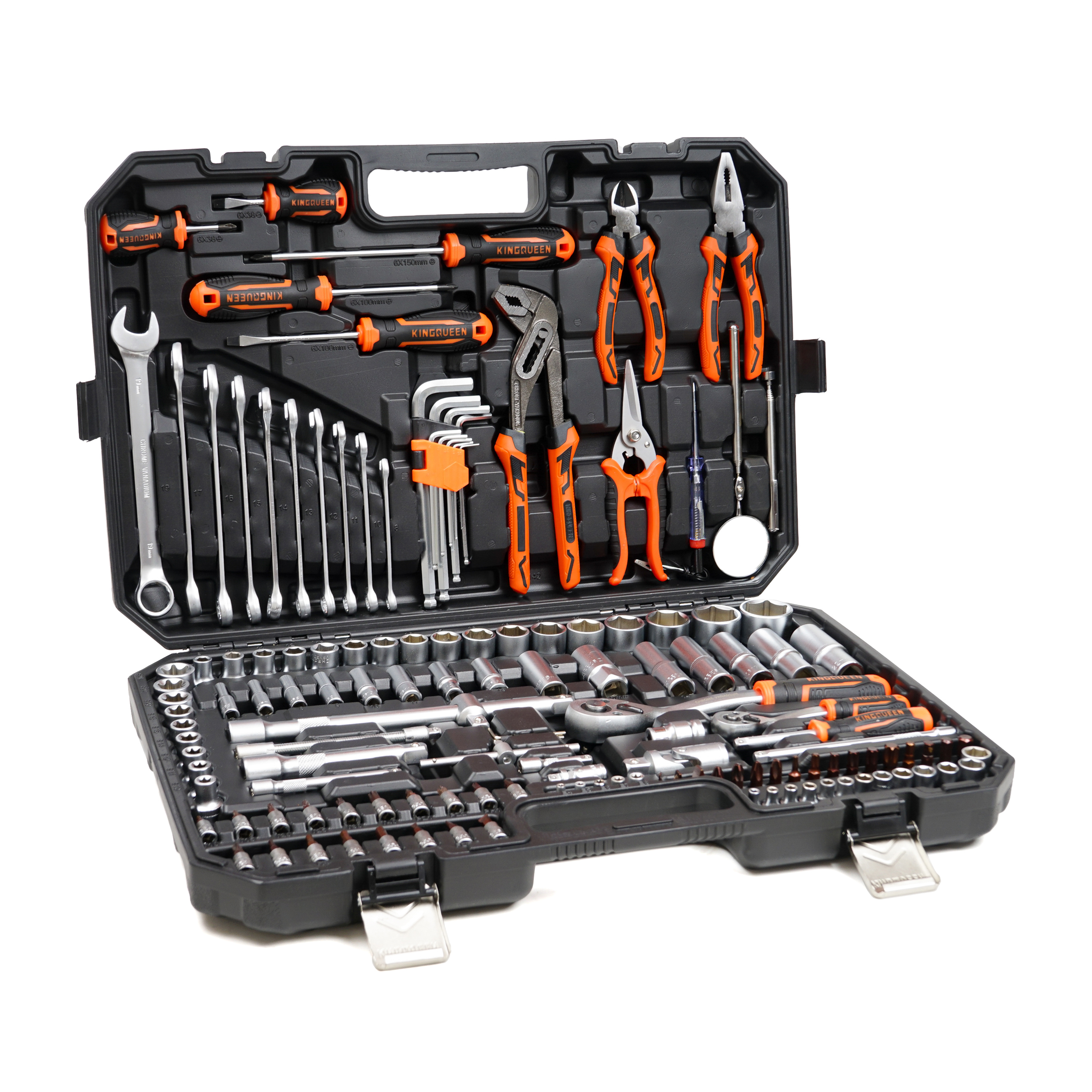 Изображение товара Набор инструментов KINGQUEEN WIB-287 142 предмета в кейсе