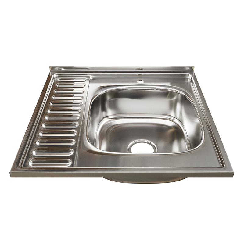 Изображение товара Мойка TROPFBERG TB 0.6мм Нержавеющая сталь 60x60 См, Чаша справа