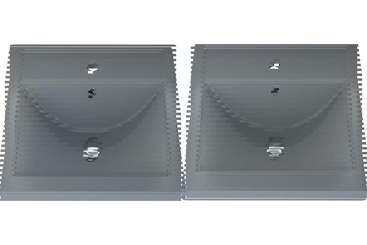 Изображение товара Раковина мебельная Uperwood upd Foster Quartz 70см цвет серый/серебристый