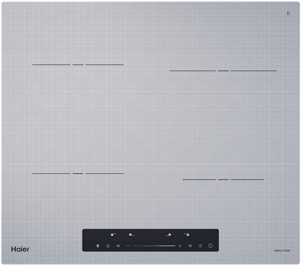 Изображение товара Электрическая варочная панель Haier HHY-Y64TVTPG 59 см 4 конфорки цвет серый