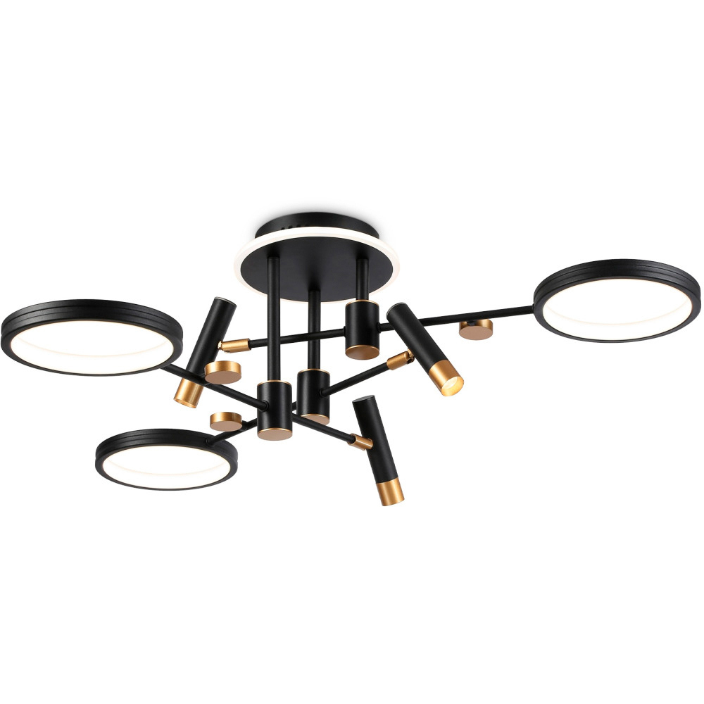 Изображение товара Люстра потолочная светодиодная Ambrella Comfort FL51647 с пультом управление 12м2 теплый белый свет