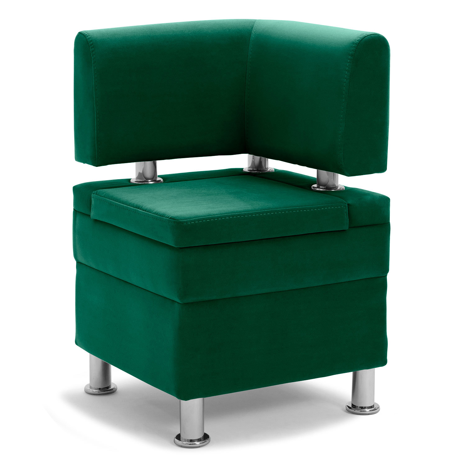 Изображение товара Диван кухонный Норта Hippo Vivaldi 11, угловой, велюр, 48x77x48 см