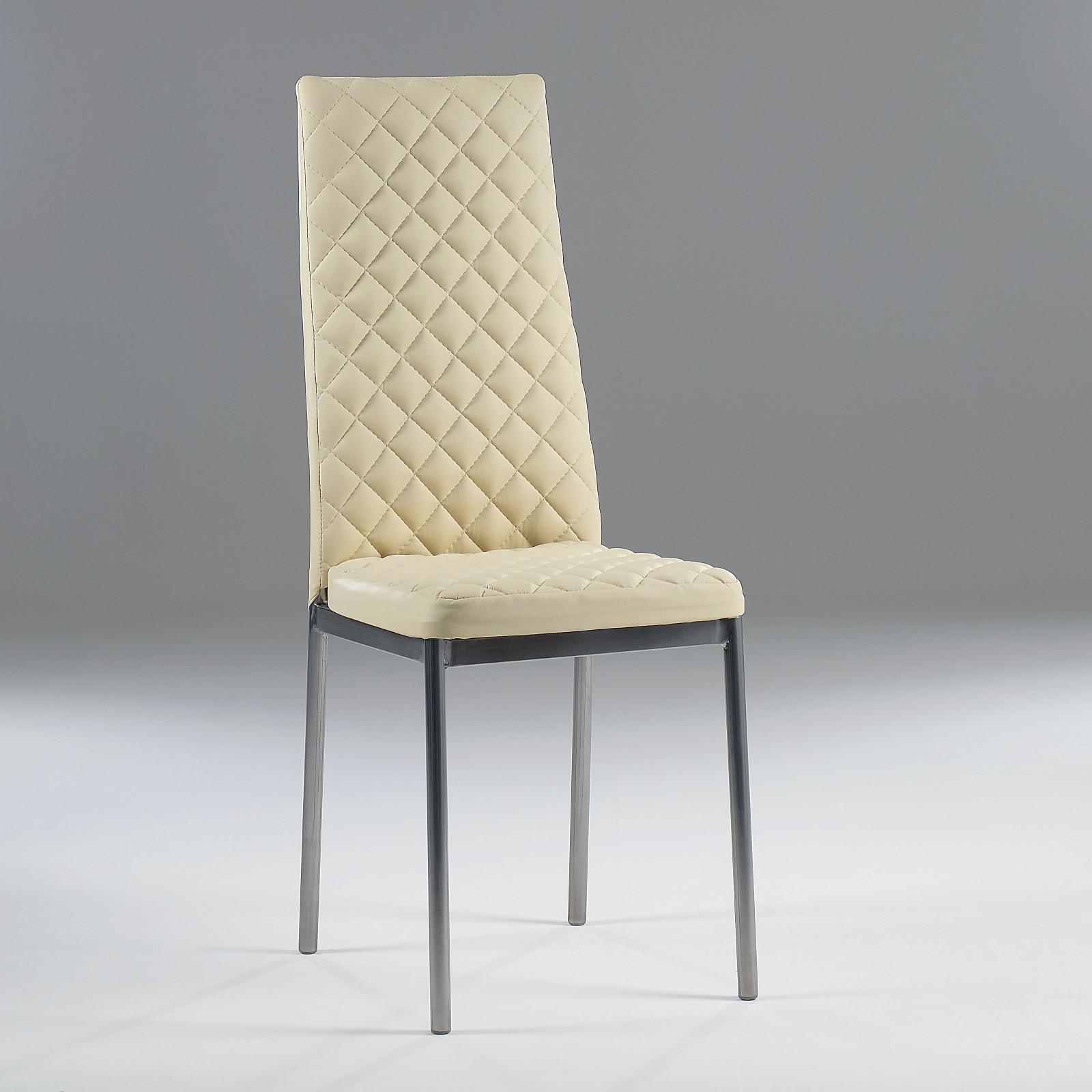 Изображение товара Стул Доляна 4477850 42x100x43 см экокожа цвет бежевый