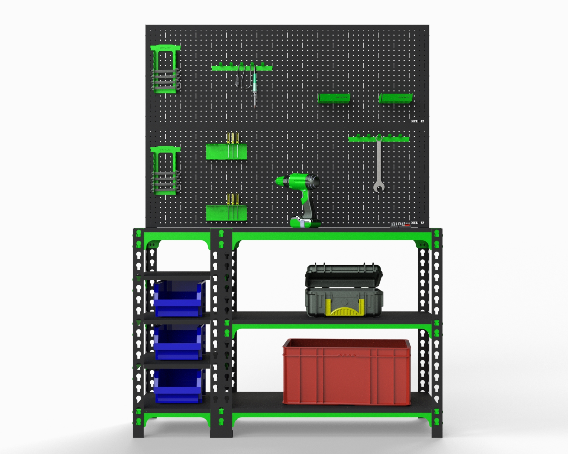 Изображение товара Стол-верстак Metalex SVBPPRIIA951460 950x1400x600 мм, максимальная нагрузка 260 кг