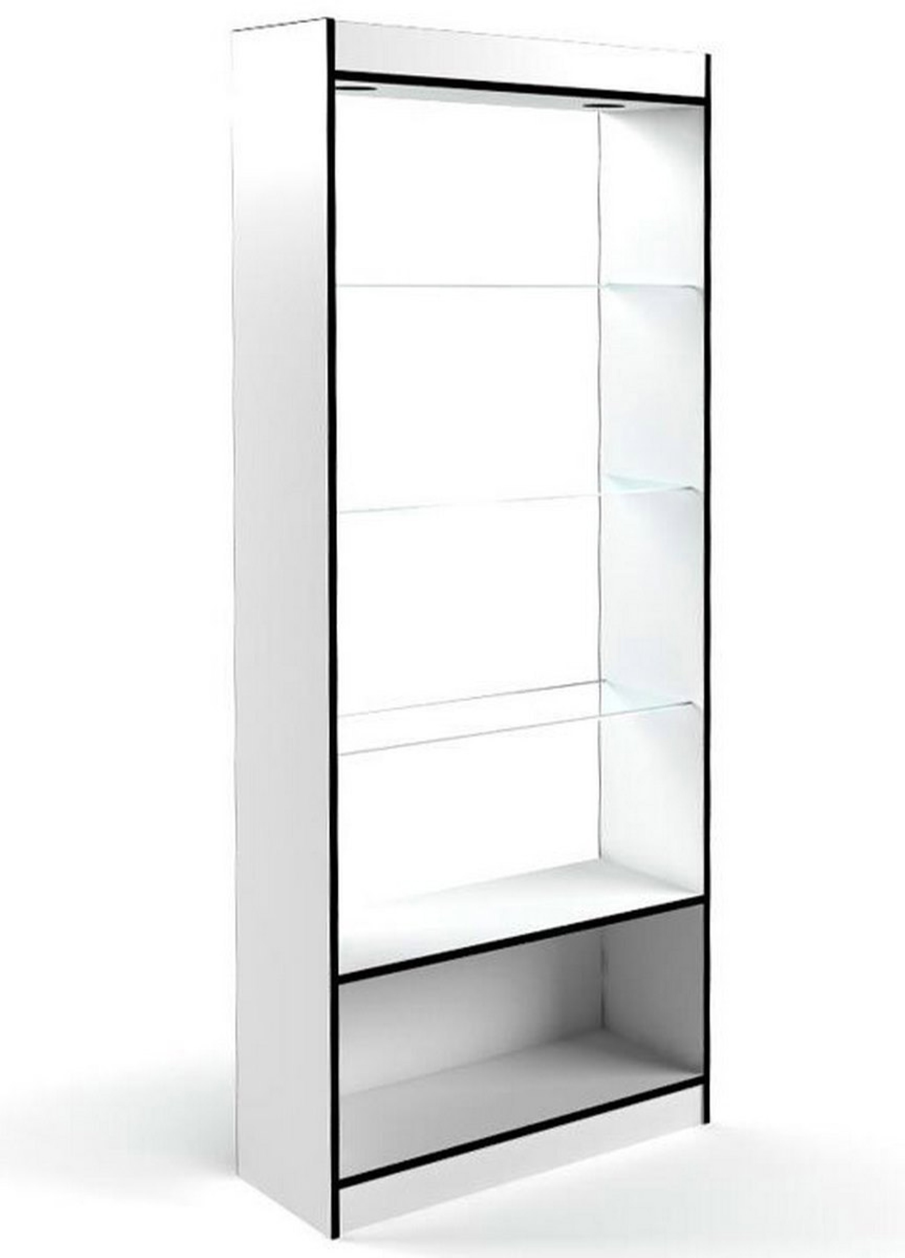 Изображение товара Шкаф-витрина 85x200 см Универсал стеклянная для магазина и дома