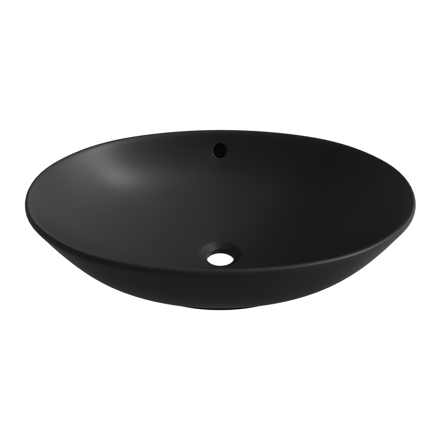 Изображение товара Раковина накладная для ванной Wellsee Bliss 32820200S 63 см матовый черный