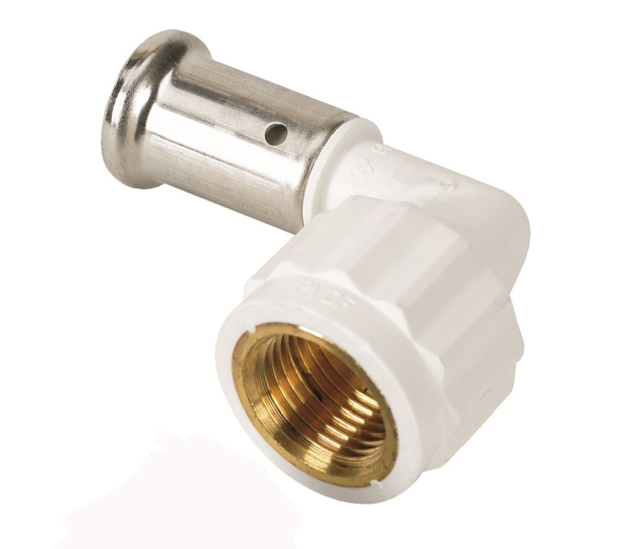 Изображение товара Угол комбинированный 90° Henco 3/4"x20 ВР ПВДФ 6PKW-2005