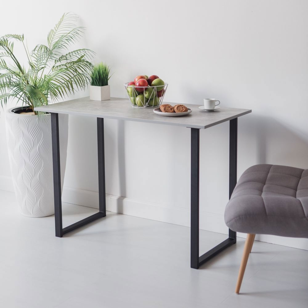 Изображение товара Стол прямоугольный Diko loft DL-868083 90x55 см в стиле лофт Серый