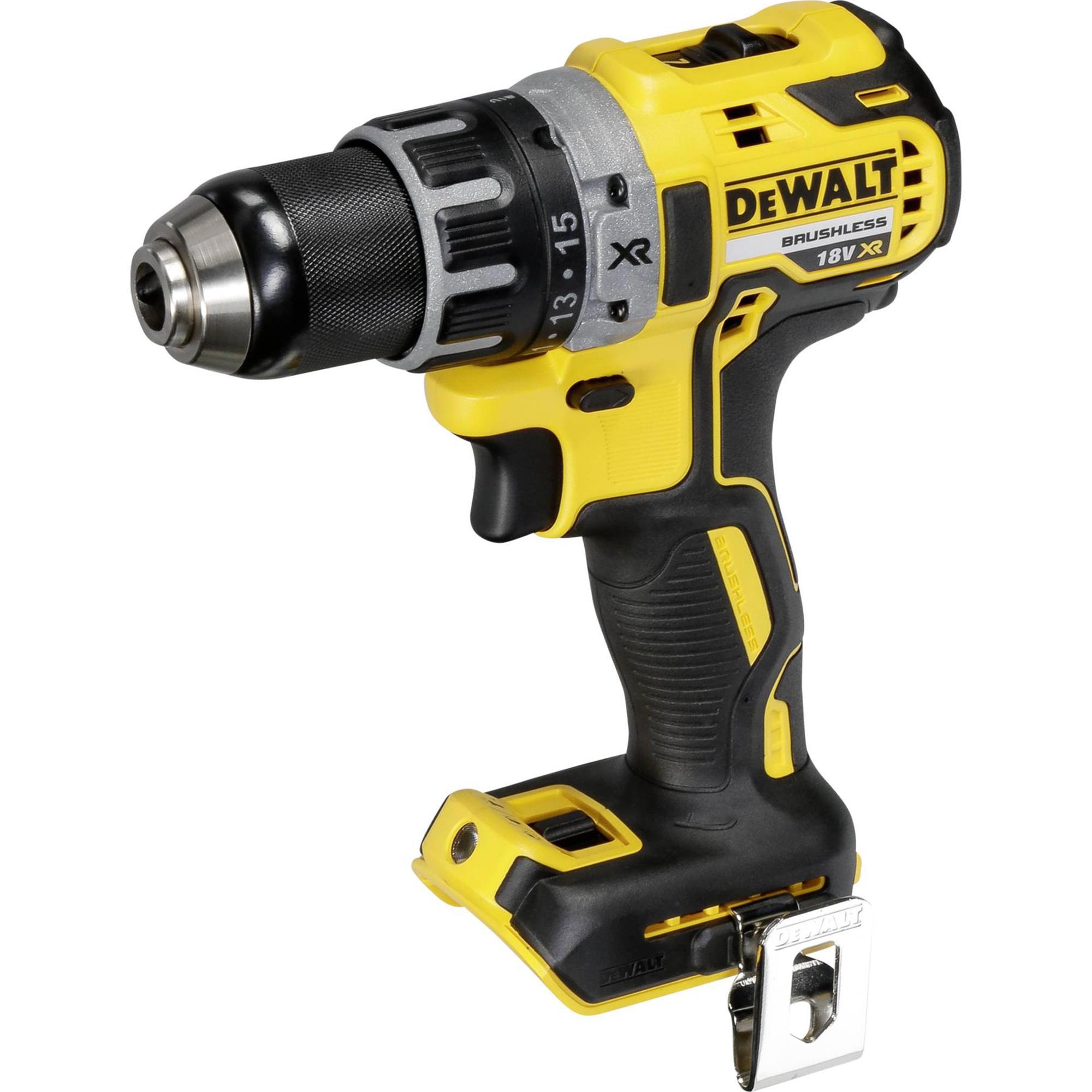 Изображение товара Дрель-шуруповерт аккумуляторная DeWalt DCD791NT-XJ, 18 В Li-Ion, без АКБ и ЗУ