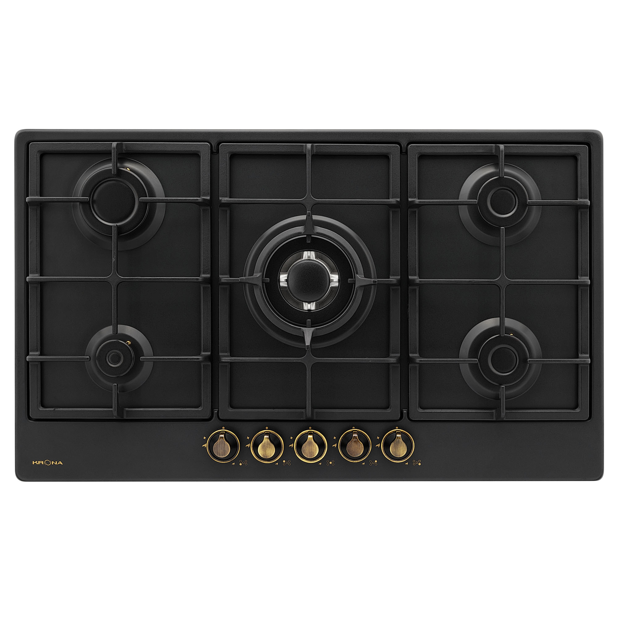 Изображение товара Газовая варочная панель Krona Novanta 86 см 5 конфорок черный