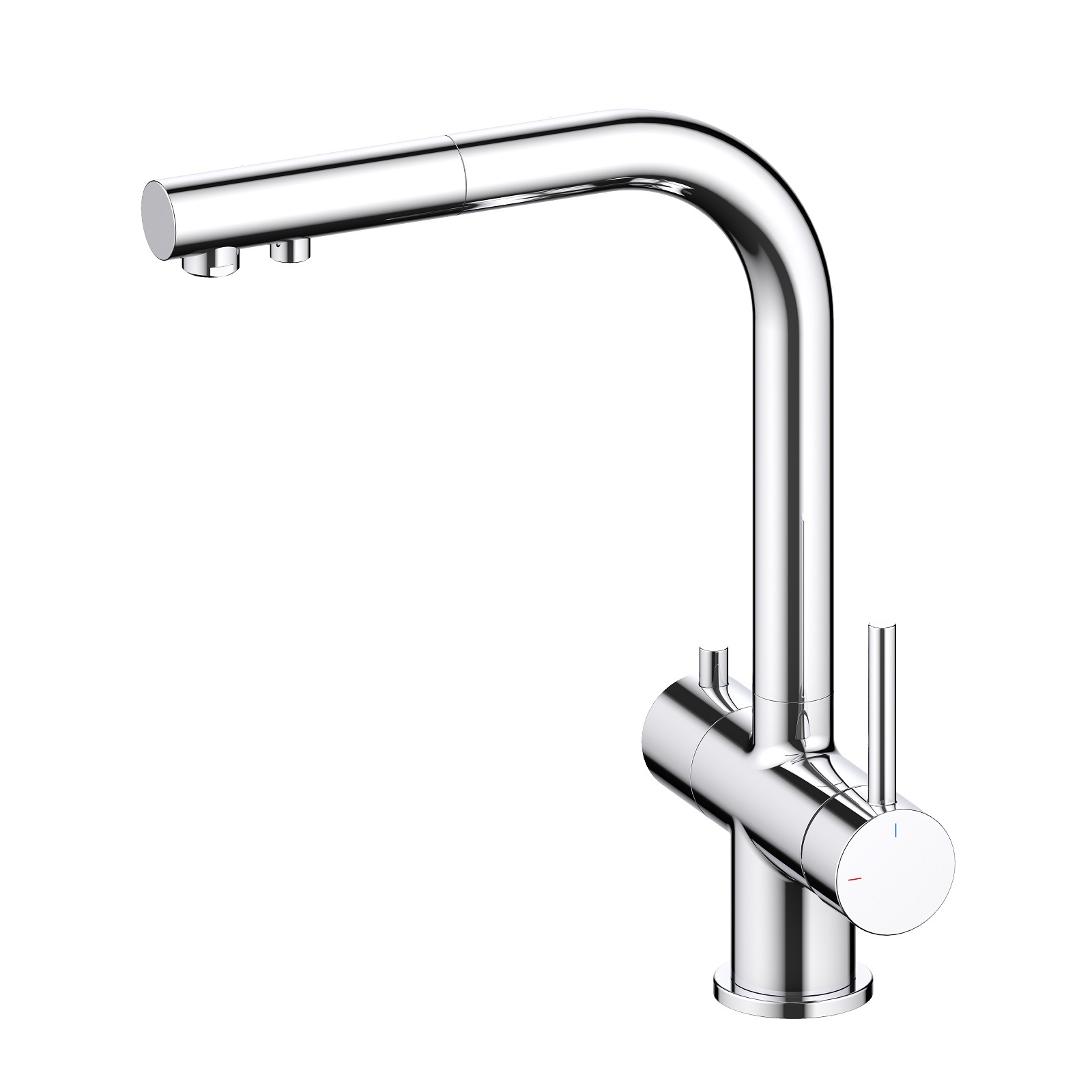 Изображение товара Смеситель для кухни Timo 2356/00FL поворотный излив 29.6 см цвет хром